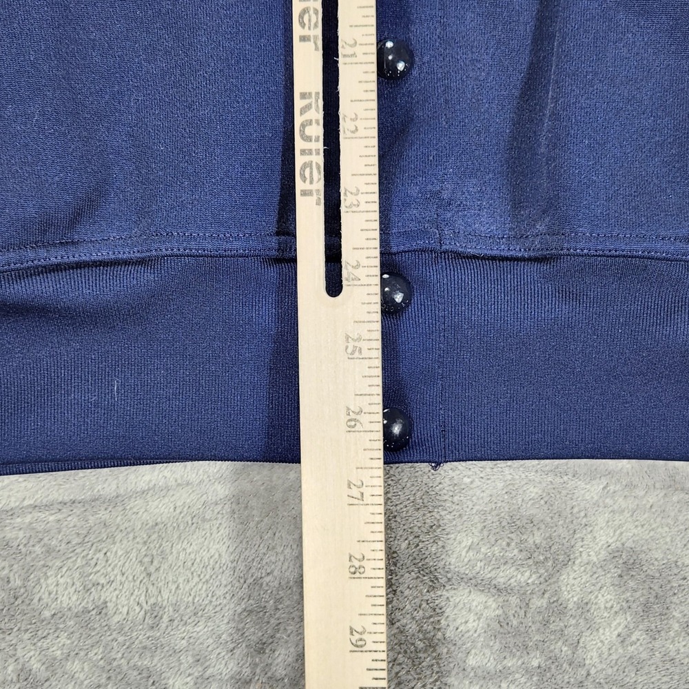 Polo Sport Ralph Lauren Track Jacket Mens Large Vintage 90s Blue Snap Front - Picture 12 of 13